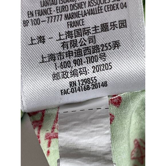 Disney Pixar Pizza Planet Aloha Button-Up Shirt XXL Green Short Sleeve - Picture 4 of 10